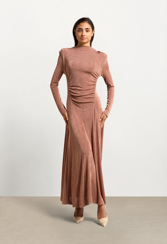 Brown Long Dress